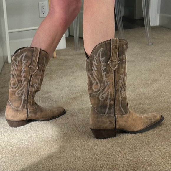 Durango Women's 12" Western Dreamcatcher, Desert Sand, size 10 - Picture 1 of 3